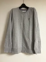 US POLO ポロ スウェット L グレー