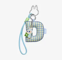 正規品 Labubu(ラブブ） アルファベット イニシャル キーホルダー D