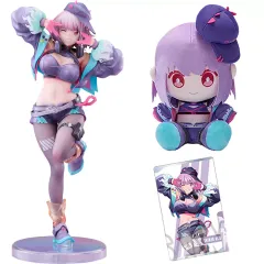 【中古】フィギュア 新条アカネ(Dreamy Divas Ver.) ぬいぐるみ セット 「劇場版 グリッドマン ユニバース」 1/7 プラスチック製塗装済み完成品