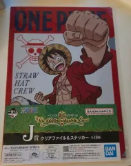 ONE PIECE クリアファイル & ステッカー J賞
