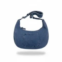 [TaKiHuReO] デニム トート バッグ ジーンズ 大容量 ワンショルダーメンズ レディース エコバッグ ショルダー A4対応 斜め掛け 丈夫 かばん 鞄 肩掛け 477 かわいい 軽量 収納力 マザーズバッグ 通学 カジュアル Gパンバッ [ジーンズ]