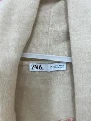 ザラ ベージュ ニットカーディガン L