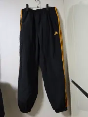 アディダス 黒 黄色 3本線 トレーナー トラックパンツ