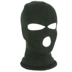 [LIMSE] バラクラバ 目出し帽 ニット帽 フェイスマスク 軽量 防風 ダンス HIPHOP バイク サバイバルゲーム 防寒 (オリーブグリーン) [オリーブグリーン] [Free Size]