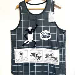 ★早い者勝ち 売切れごめんなさい ★*ﾟひつじのショーン 前後ボア付き 暖かエプロンM～L 保育士 保育園 新品