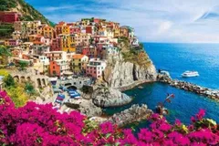 【新品未開封】ヤノマン 麗しの町並 チンクエ・テッレ ジグソーパズル 1000ピース 日本製