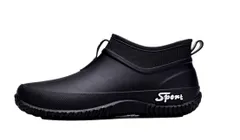 [Electric Circus] レインブーツ 長靴 ショートブーツ レディース 軽量 雨靴 ガーデニング 園芸 作業 梅雨 潮干狩り (ブラック) [ブラック] [23.5 cm]