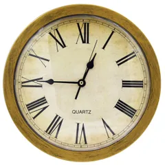 MaT store 時計型 隠し金庫 小型 貴重品ボックス 隠し収納 金庫に見えない カモフラージュ (ゴールド) [ゴールド]