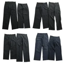 古着卸 まとめ売り ディッキーズ Dickies パンツ 8枚セット (メンズ 34 ) ブラック ネイビー ワーク カーゴ 中古 古着 ND1509