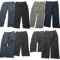 古着卸 まとめ売り ディッキーズ Dickies パンツ 8枚セット (メンズ 38 ) カーゴ ワーク ワイド ストレート 中古 古着 ND1524