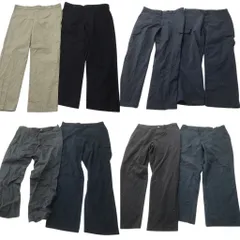 古着卸 まとめ売り ディッキーズ Dickies パンツ 8枚セット (メンズ 38 /40 ) カーゴ ワーク ストレート ネイビー 中古 古着 ND1523