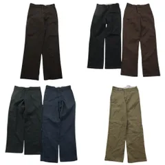 古着卸 まとめ売り ディッキーズ Dickies 874 ワーク パンツ 6枚セット (メンズ 30 /32 ) ストレート ブラック ネイビー 中古 古着 ND1554