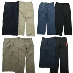 古着卸 まとめ売り ディッキーズ Dickies 874 ワーク パンツ 8枚セット (メンズ 38 /40 ) デッドストック ブラック 中古 古着 ND1549