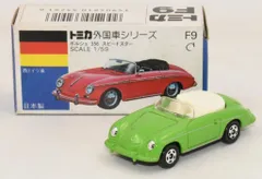 トミー トミカ/青箱日本製 イケダ特注 ポルシェ356スピードスター/緑/銀ライン/白内装/1H F9-3-13