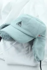 (F) NEPA ネパ 帽子 ウール 起毛 防寒 トラッパーハット ミント-26B4