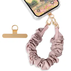 新品 [Yeepan] スマホストラップ 手首 ハンドストラップ 携帯ストラップ 長さ26cm 可愛い フリル iphone スマホすとらつぷ ストラップ 紐 全機種対応 ストラップホルダー付き