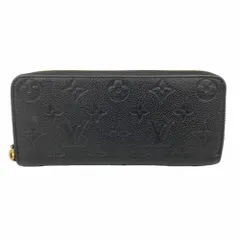 ルイ・ヴィトン(Louis Vuitton) ルイ・ヴィトン 長財布 モノグラム・アンプラント ポルトフォイユクレマンス M60171  ノワールレディース