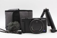 Includes a mini tripod! [Good Condition] SONY VLOGCAM ZV-1 Body with 24-70mm F1.8-2.8 Zoom Lens, Black, ZV-1 B #LE2026263