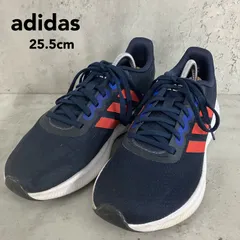 adidas アディダス ランニングシューズ ID2282 ネイビー オレンジ 25.5cm スニーカー メンズ 運動靴 ウォーキング ジョギング ★ ■■