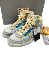 美品 ナイキ ハイカットスニーカー × UNION AIR JORDAN 2 RETRO SP DN3802-001 メンズ SIZE 25.5 (S) NIKE
