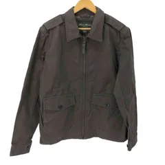 EddieBauer 00s 短丈 スウェード スイングトップ ブラック 古着 EddieBauer 00s 短丈 スウェード スイングトップ ブラック 古着