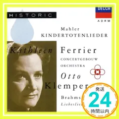 Kindertotenlieder [CD] Kathleen Ferrier? Horst G?nter? Gusta 送料無料