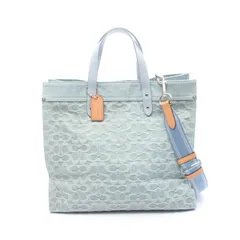 COACH コーチ フィールドトート40 シグネチャー トートバッグ