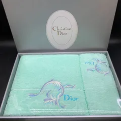 B482 未開封　クリスチャン・ディオール（Christian Dior）タオルセット　ミントグリーン系　K-7107-1