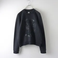 美品 2022SS エルメス HERMES グラン・トゥラララ Grand Tralala 刺繍 クルーネックスウェットトップス 36 ブラック┃//【2400014752144】のサムネイル