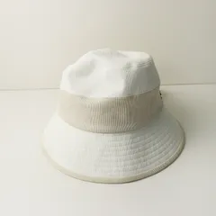 美品 2025SS シャポードオー Chapeau d' O Pike Back Ribbon Cloche バックリボン クロシェ ハット 59cm｜オフホワイト【2400014710168】