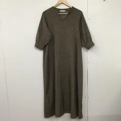 Samansa Mos2 blue サマンサモスモスブルー ワンピース ロングスカート 1106906 キーネック 5分袖