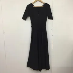 PROPORTION BODY DRESSING プロポーションボディドレッシング ワンピース ロングスカート 121-1140501 バックボタンクラシカルニットワンピース 半袖