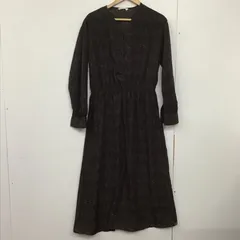 Samansa Mos2 blue サマンサモスモスブルー ワンピース ロングスカート 1106397 プリントパイピングワンピース 長袖