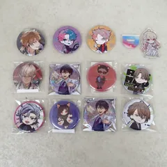 にじさんじ 缶バッジ/アクリルスタンド 鷹宮リオン/加賀美ハヤト/イブラヒム/グウェル・オス・ガール/白雪巴 等 まとめてセット【IO