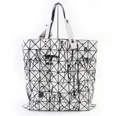 極美品☆BAOBAO ISSEY MIYAKE バオバオ イッセイミヤケ BB53-AG982 カーティス・クリグ トートバッグ ホワイト ブラック 日本製 レディース