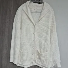 オル orr 白 ニット カーディガン