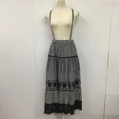 Samansa Mos2 サマンサモスモス スカート ロングスカート 2500169 kazumi コラボ サス付き刺繍スカート