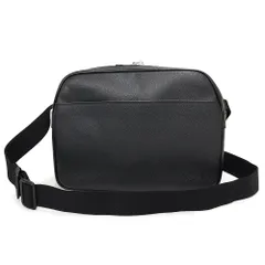 ルイ ヴィトン リポーター PM ショルダーバッグ 斜め掛け タイガ レザー アルドワーズ ブラック シルバー金具 M30152 LOUIS VUITTON（美品）