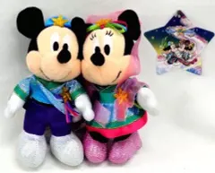 【中古】ぬいぐるみ ミッキー＆ミニー ペアぬいぐるみバッジ 「ディズニー・スターフェスティバル2010」 東京ディズニーランド限定