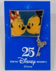 【中古】バッジ・ピンズ ミッキーマウス＆ミニーマウス(25周年) ピンバッジ 「ディズニー」 東京ディズニーリゾート限定