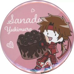 [중고] 배지 핀즈 사나다 유키무라 원형 캔 배지 [카푸 복권 전국 BASARA Chocolate Party! 복권] D-2상