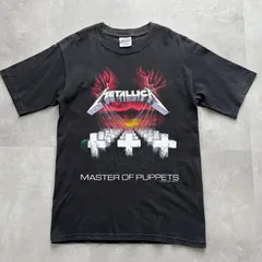 90s METALLICA ヴィンテージTシャツ Master of Puppets Hanesボディ Sサイズ 黒