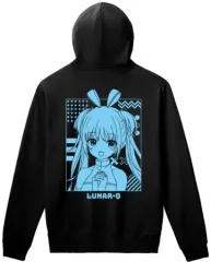 【中古】衣類 LUNAR-Q パーカー ブラック メンズMサイズ 「LUNARiA -Virtualized Moonchild-」