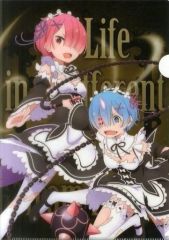 【中古】クリアファイル ラム＆レム A4クリアファイルVol.1 「Re：ゼロから始める異世界生活 Memory Snow×セガ」 UFOキャッチャー特典