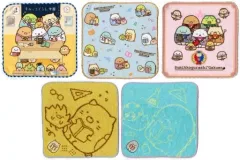 【中古】雑貨 全5種セット ハンドタオル 「一番くじ すみっコぐらし学園」 G賞