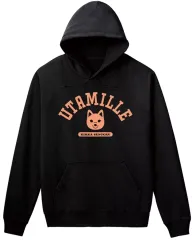 【中古】アウターウェア キッカ モチーフパーカー ブラック メンズLサイズ 「うたごえはミルフィーユ」