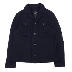 EPOCA UOMO エポカウォモ M1P60-441-29 ポリエステル メッシュ シャツ ジャケット ネイビー系 46【極上美品】【中古】のサムネイル