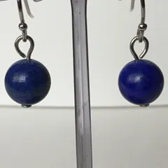 ★天然石★ラピスラズリ★フックピアス★ハンドメイド★ファッション★デザイン★ピアス★