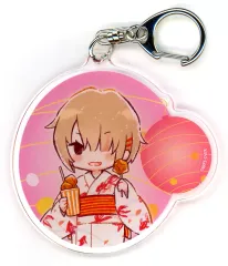 【中古】キーホルダー 茅森月歌 「ヘブンバーンズレッド POP UP CORNER in コトブキヤ秋葉原館 アクリルキーホルダー 14/浴衣ver. 第31A部隊(グラフアートイラスト)」