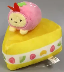 【中古】ぬいぐるみ えびふらいのしっぽ ケーキのいちごになりきりぬいぐるみ 「すみっコぐらし」